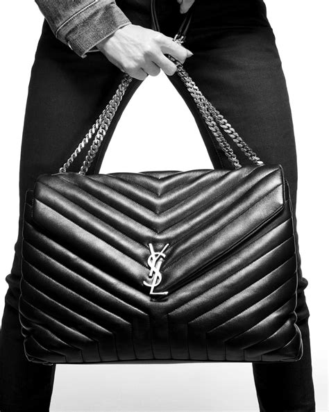 loulou monogram ysl large quilted shoulder tote bag|ysl loulou bag review.